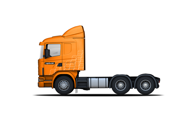 LOGISTICA Identidad Corporativa Logotipo logo Logistics Corporate Identity orange black naranja negro