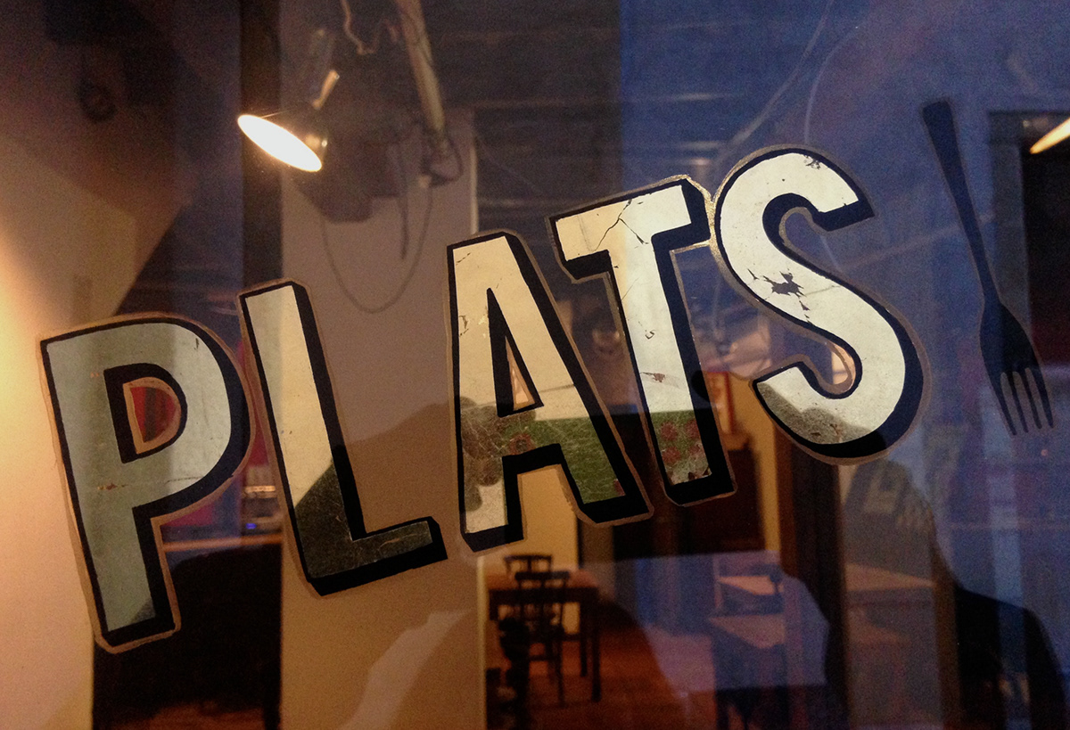 gilding glass windows signs bar restaurant paint