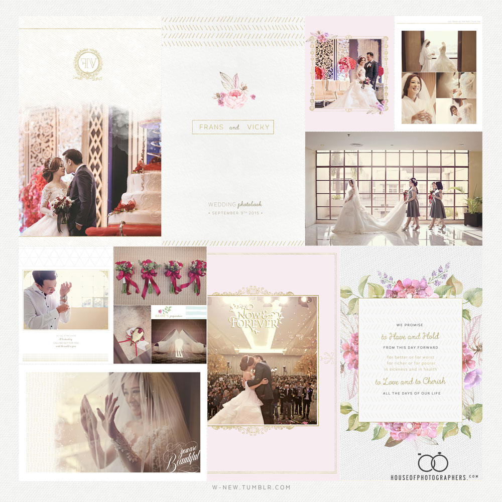 Album design album designer bandung wenny lee Layout Design photo editing wedding day wedding houseofphotographers Editor freelance graphic designer photo album album designer Graphic Designer bandung wedding day album