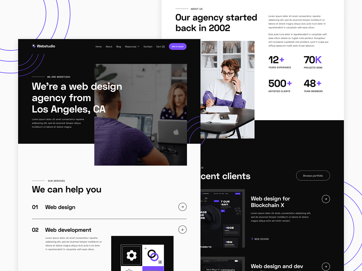 UI Design Agency Webflow Template