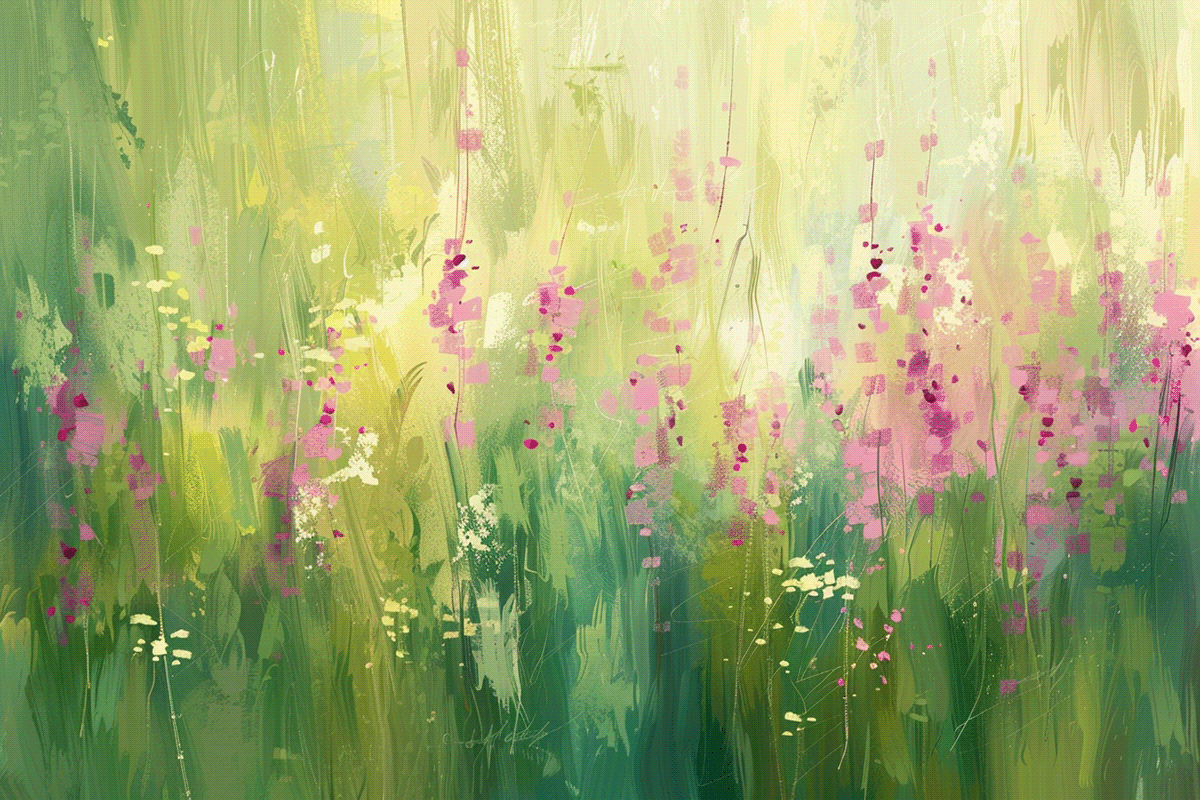 spring Flowers garden ai aiart midjourney ILLUSTRATION  abstract