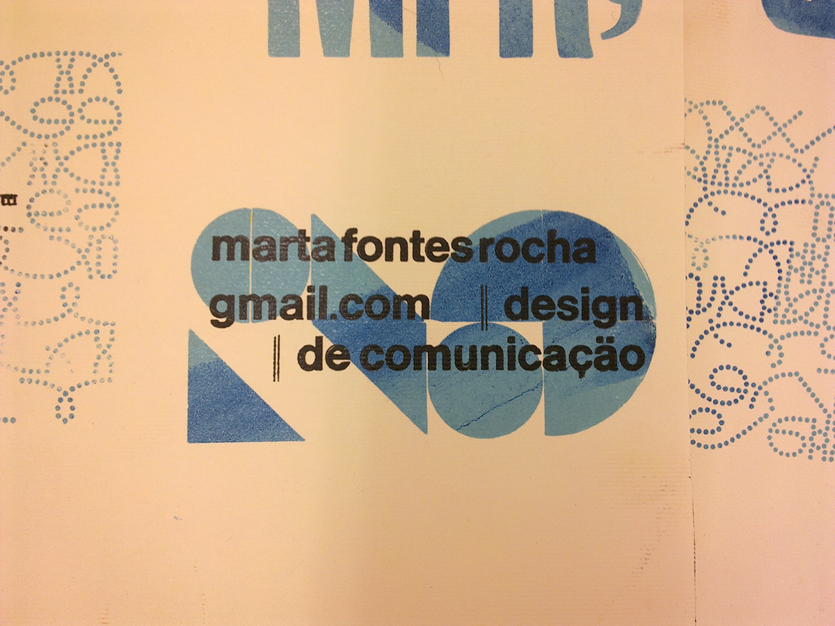 letterpress Business Cards ar.co   Lisbon Marta Rocha type vintage ink press Movable type metalt type wood type Portugal