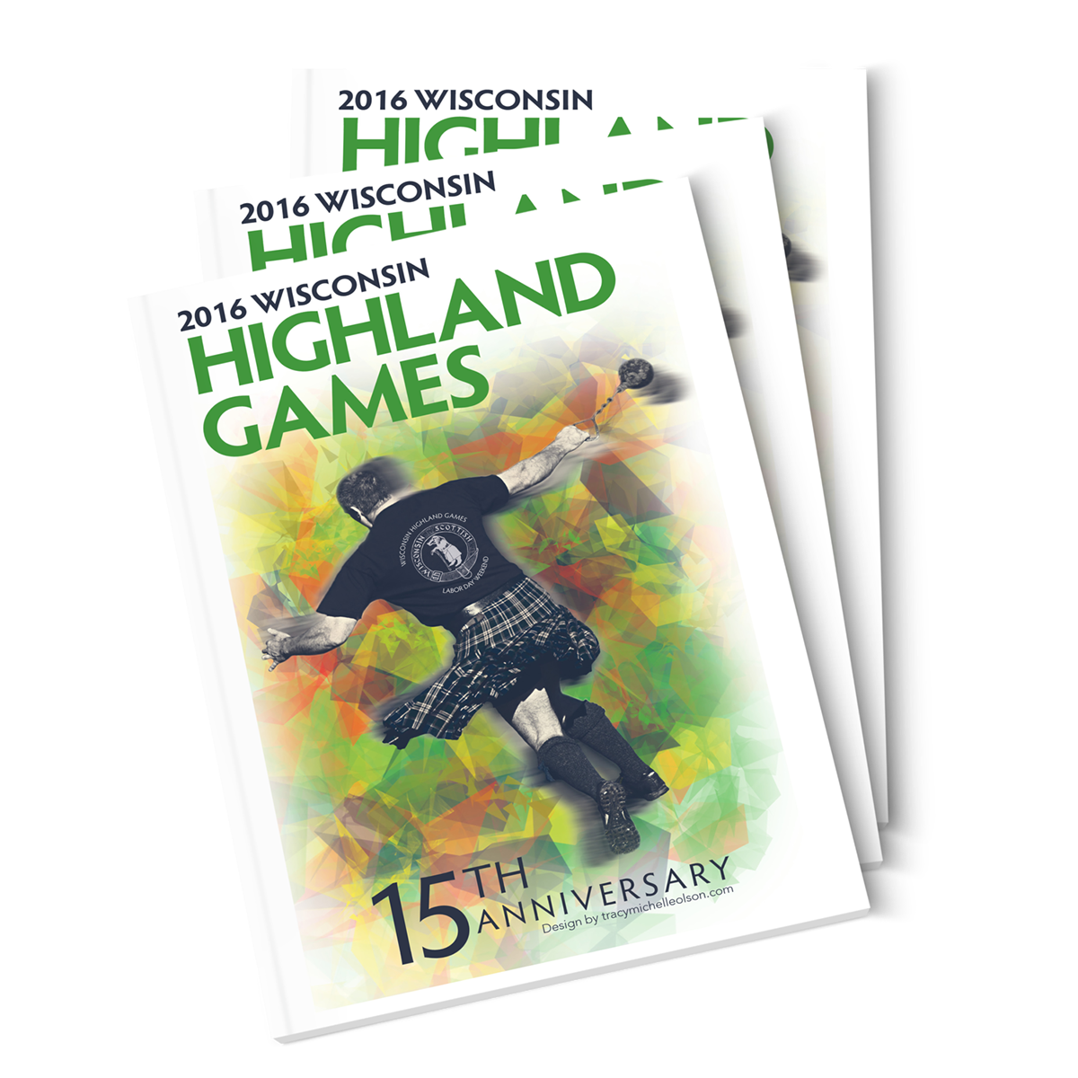 outdoor advertising digital design print design  Promotional Celtic Wisconsin highland games