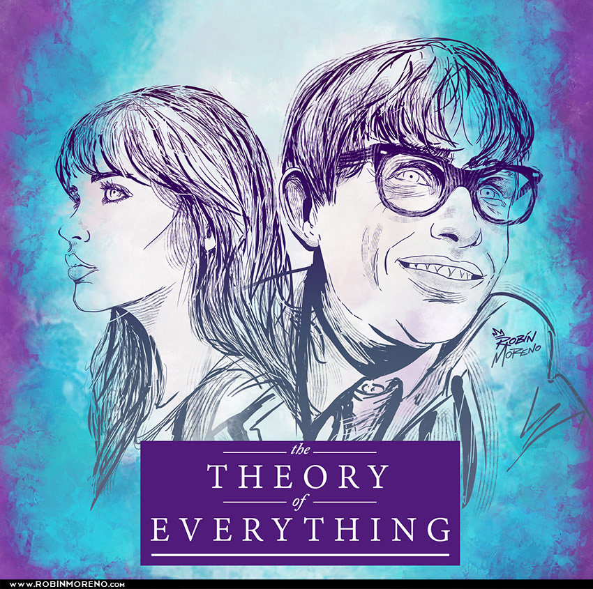 Movies theory of everything Hawking Felicity Jones robin moreno robin Moreno ilustration art digital