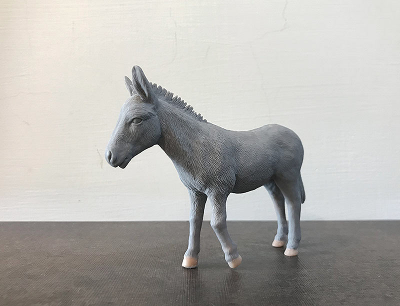 Sculpt sculpture animals minidonkey donkey clay toy 迷你驢 驢子 雕塑