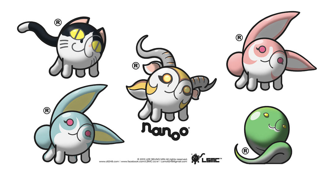 nanoo Cat kitten toy figure Character design ILLUSTRATION  craft Korea