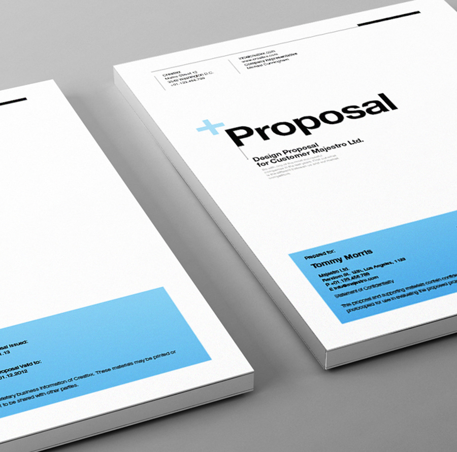 business clean contract corporate creative invoice Layout Project Proposal Quoatation Suisse swiss template Website brochure