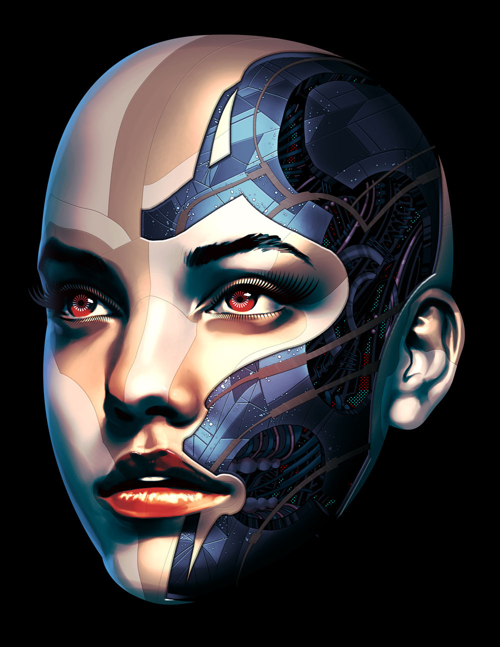 cyborgs robots futureface