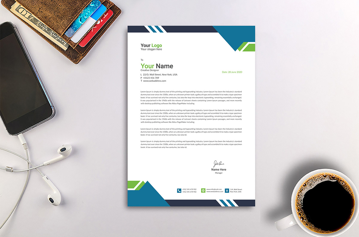 branding  dsign free flyer free download invoice letterhead Letterhead Design Resume stationary templates
