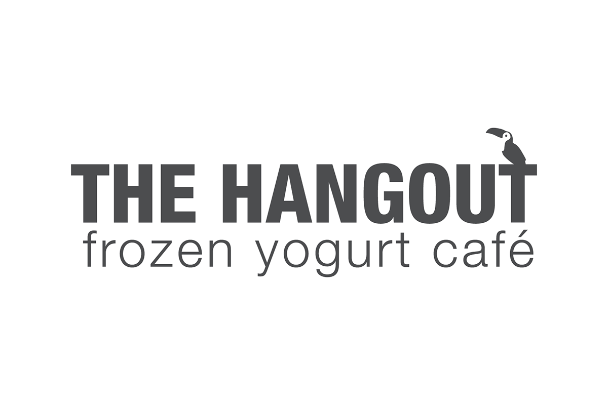 the hangout frozen yogurt cafe yogurt ice cream helvetica beach toucan Palm Tree Food 