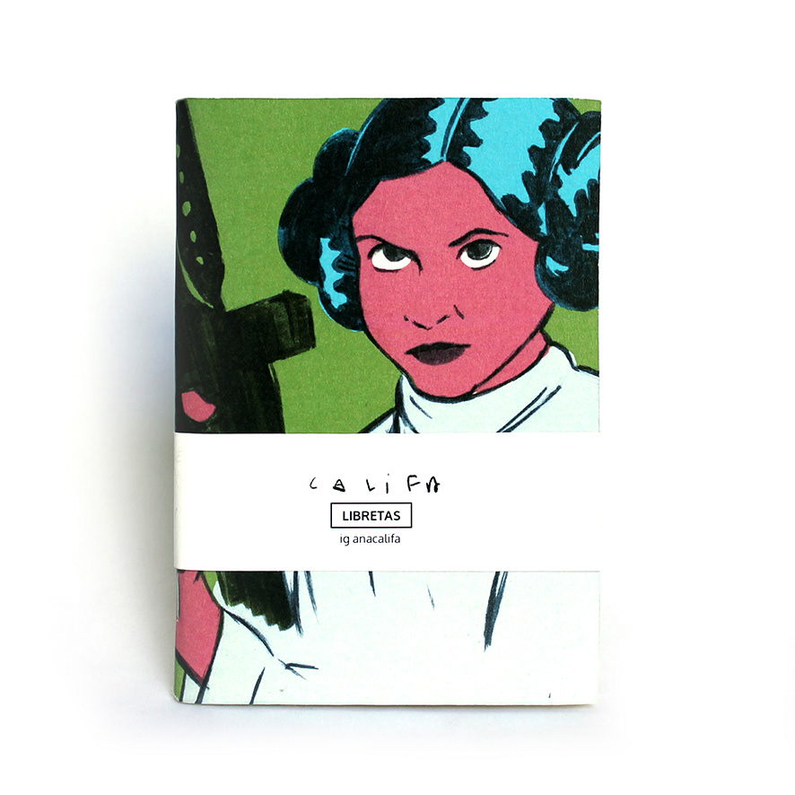 libretas notebooks comic ILLUSTRATION  princ Princess Leia star wars girls chicks color