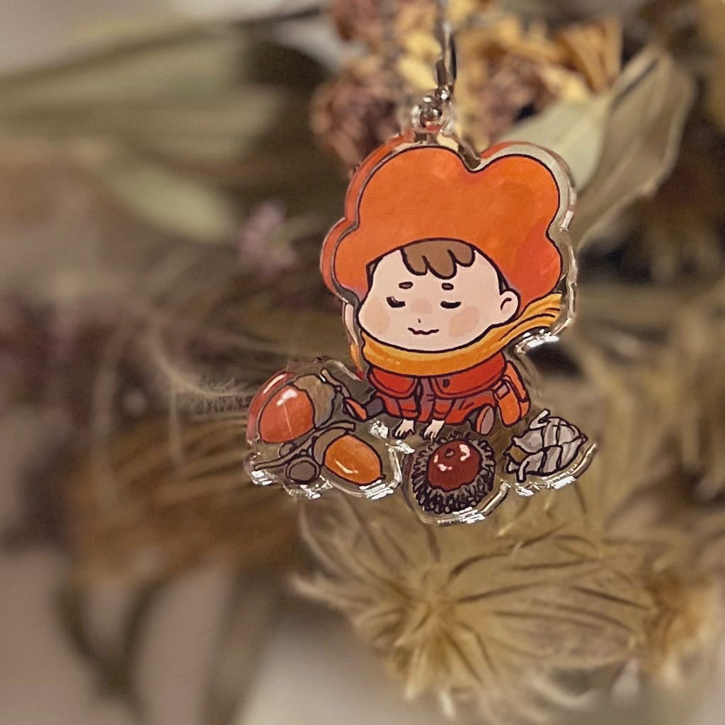 autumn acorn ginkgo