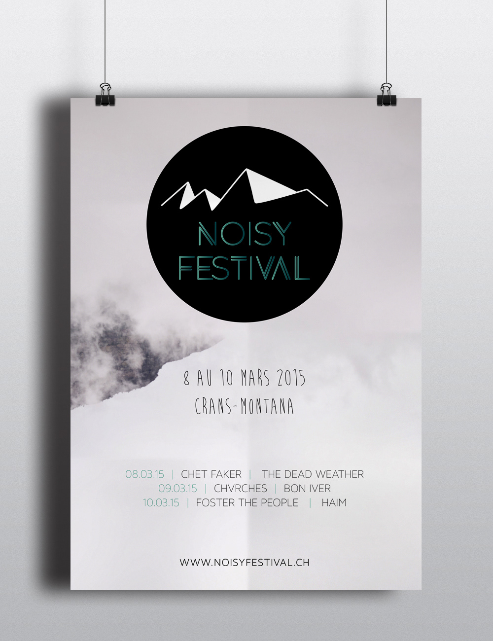 festival noisy Music Festival poster a3
