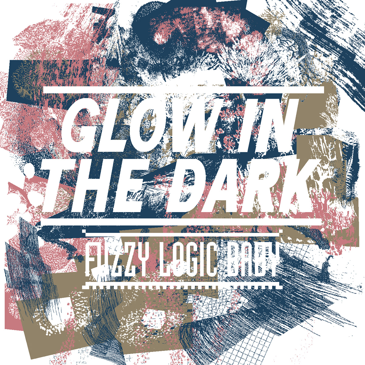 Fuzzy Logic Baby glow dark Will Long ep Sea bed Planet surface reeds weeds crater screen printing cd