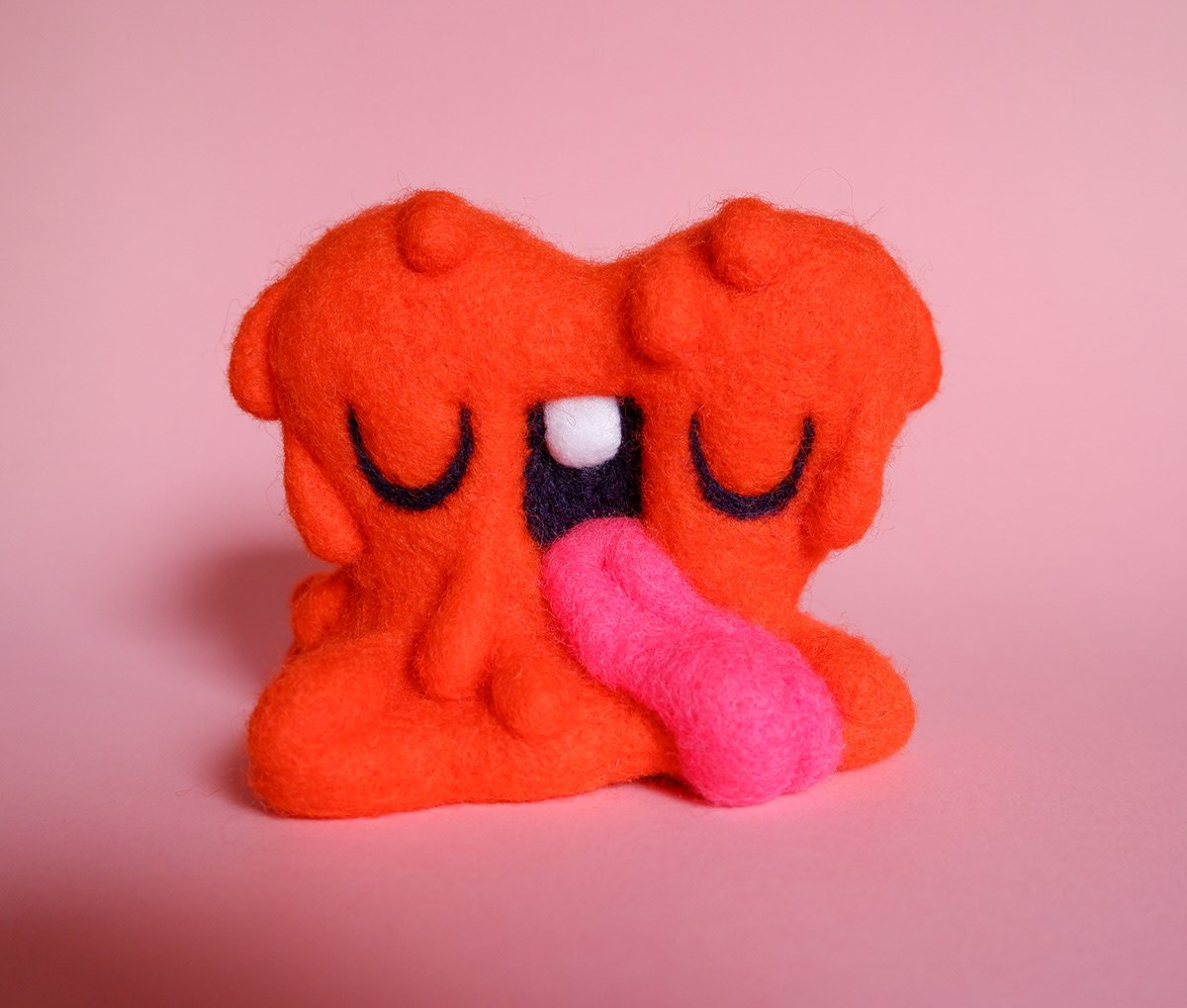 art toy droolwool melting heart soft sculpture Valentine's Day