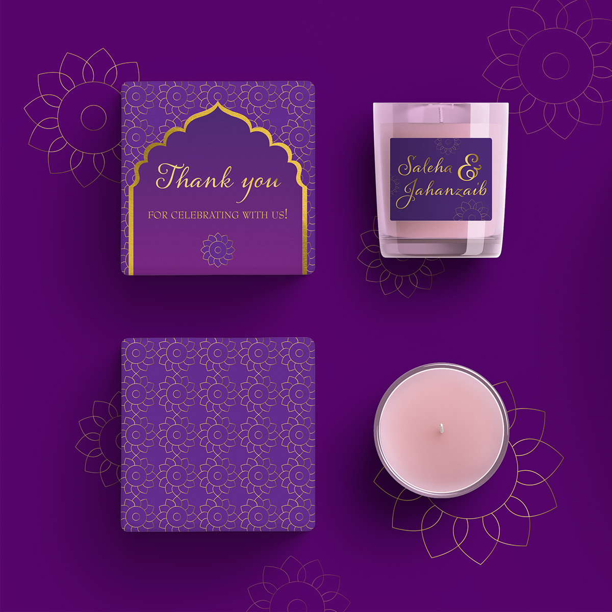 arabian nights Event Design invite design wedding favours packaging design