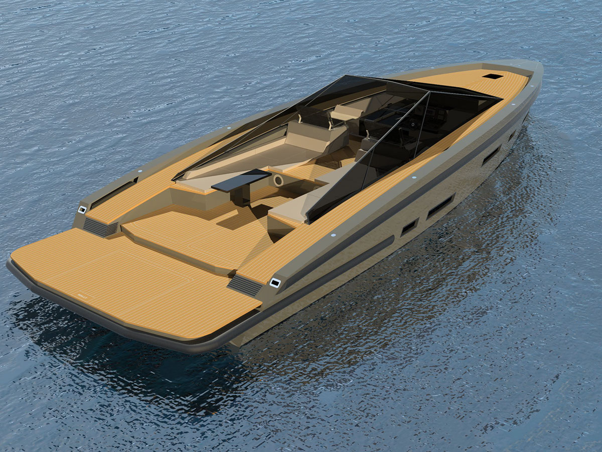 rendering yacht Project 3D Render vray