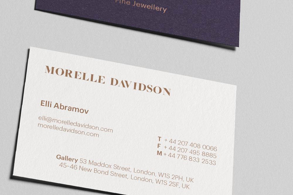 Morelle Davidson Jewellery identity antique foil