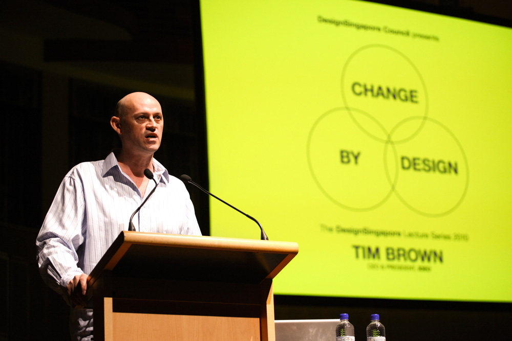 singapore lecture ideo Design Society tim brown change by design esplanade