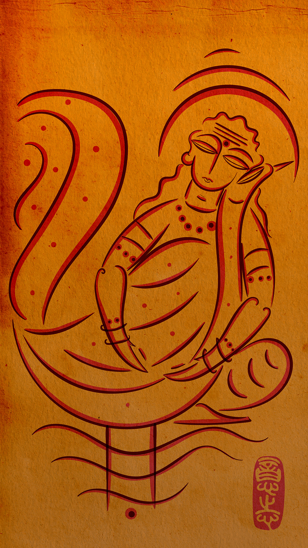 Artpreneur Program Bengal pattachitra Indian art Indian folk art Indian Folk Illustrations indian illustrations Patachitra SCD Balaji Strokes and Stories Thirukkural