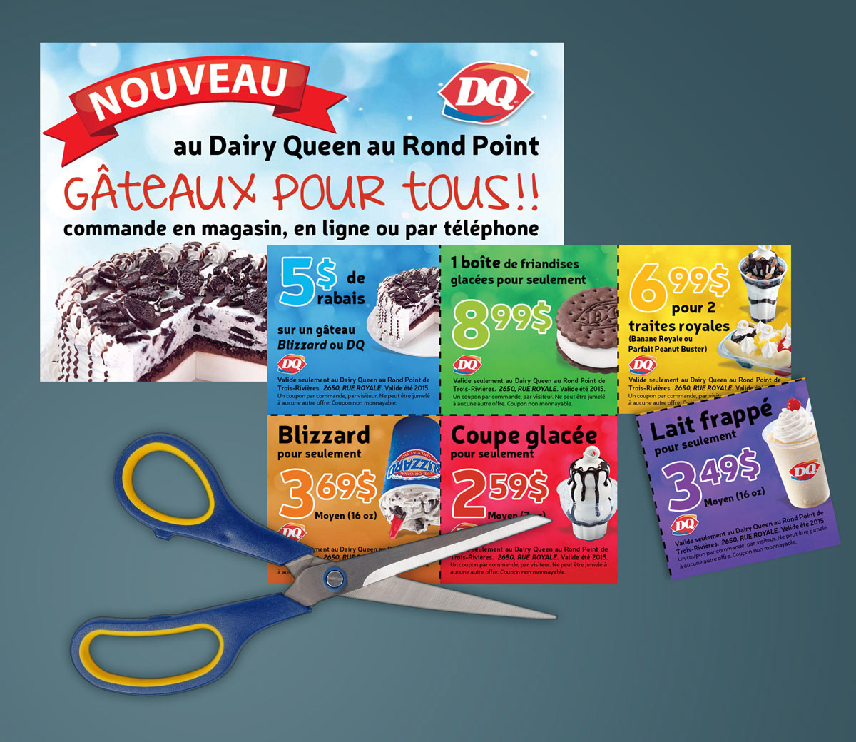 Dairy Queen Website trois-rivières Coupons order form