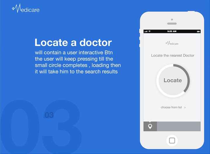 medicare mobile app ux wireframe