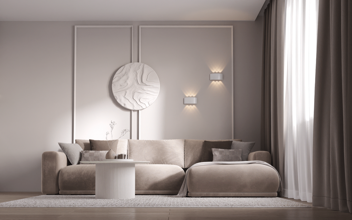 living room interior design  architecture visualization 3D 3ds max archviz corona Render design