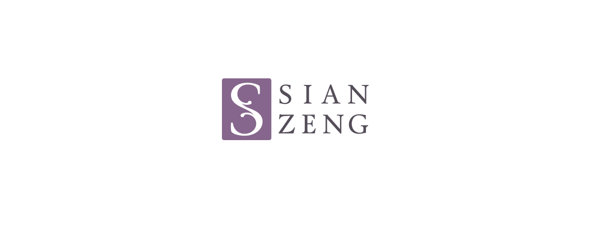 sian ZENG  identity visual vintage flower floral design levente toth business lettering typo Inicial logo