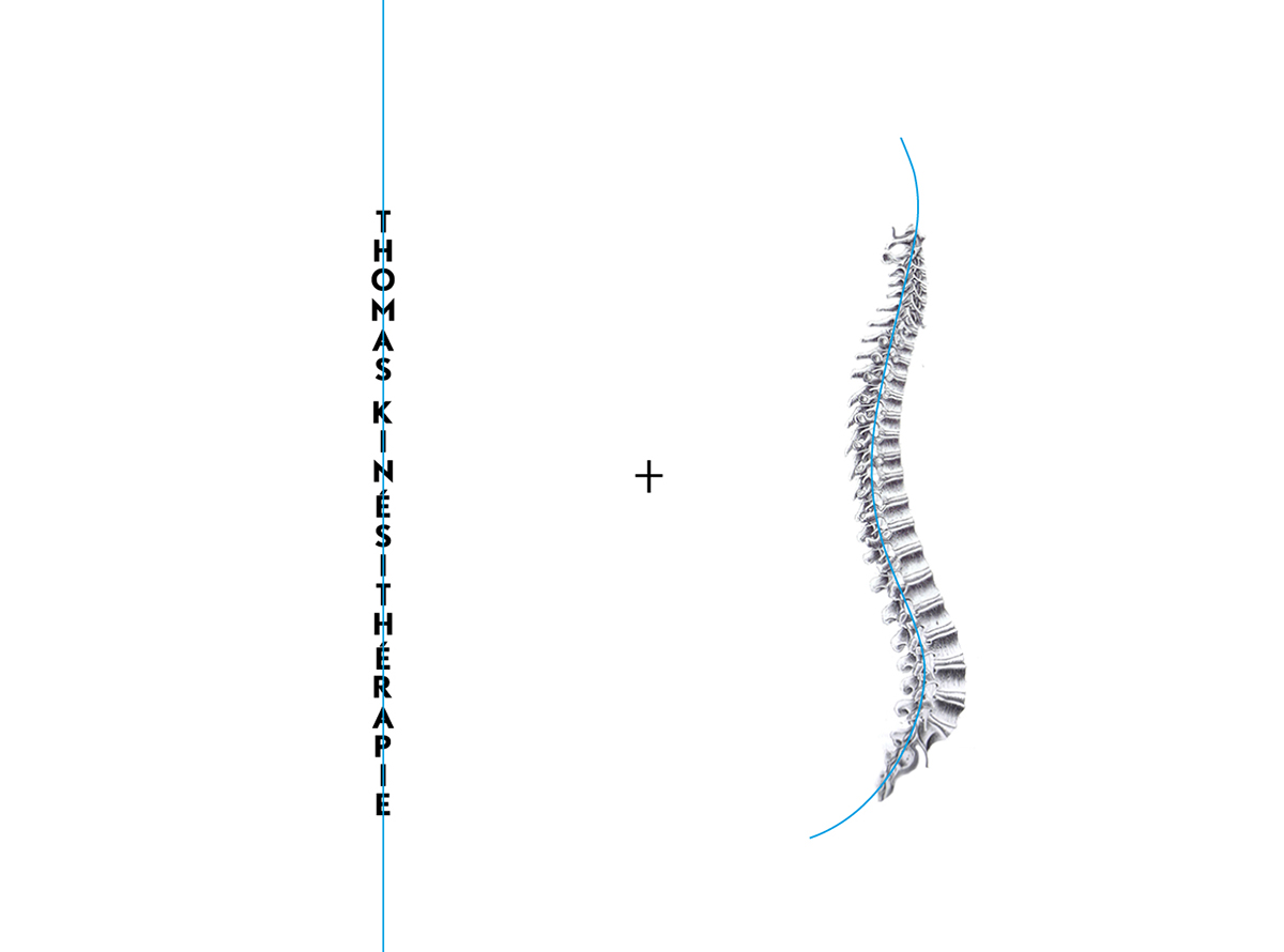 physiotherapist medicine bones brand identity Logotype curve backbone Private