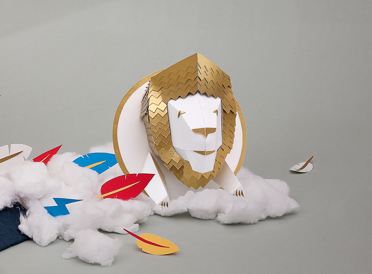 paper craft paper animation stop motion paper character cannes lion lurzers archiv