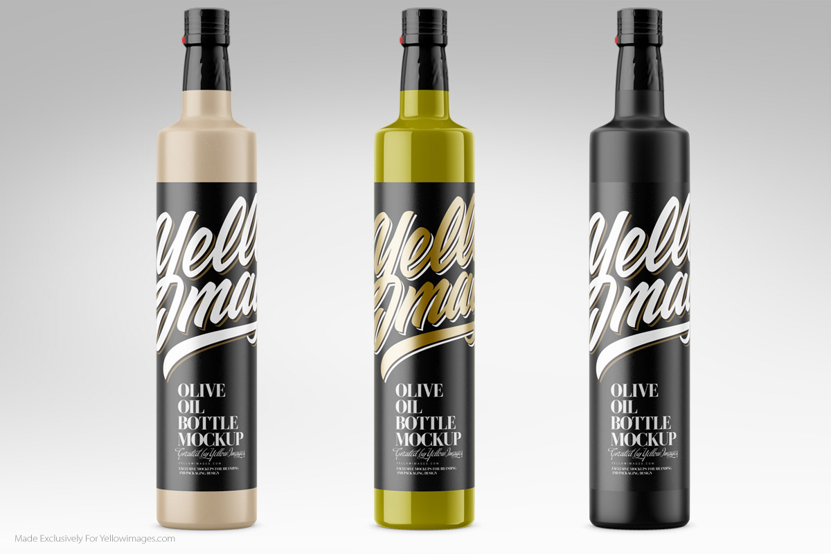 Olive Oil Bottle Free Mockups On Behance