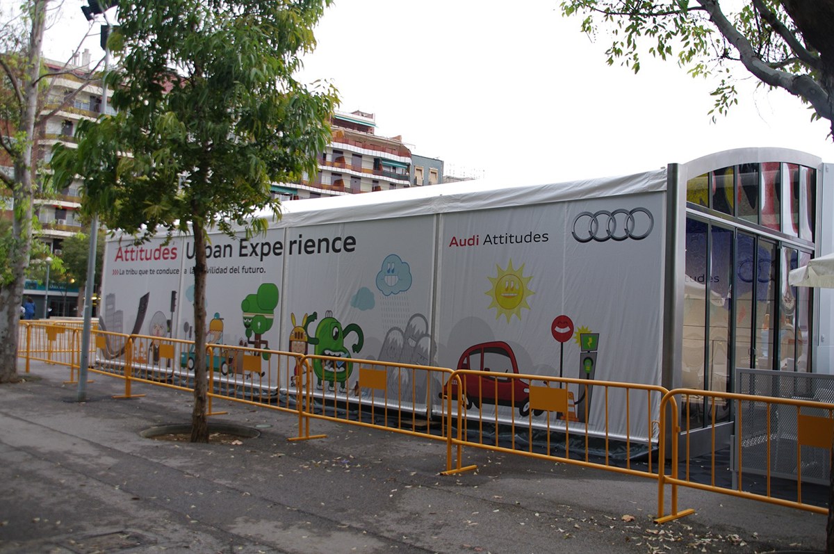 Audi audi attitudes audi attitudes urban Experience social initiative hospitality truck