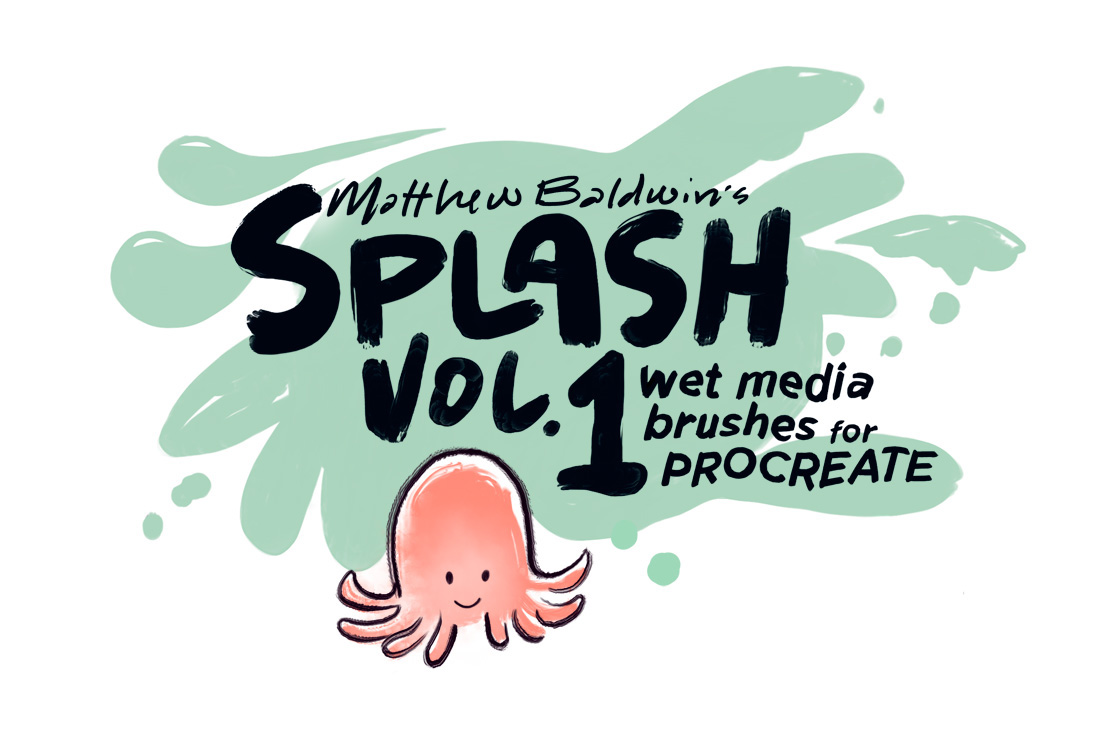 Procreate octopus brushes cephalopod Custom