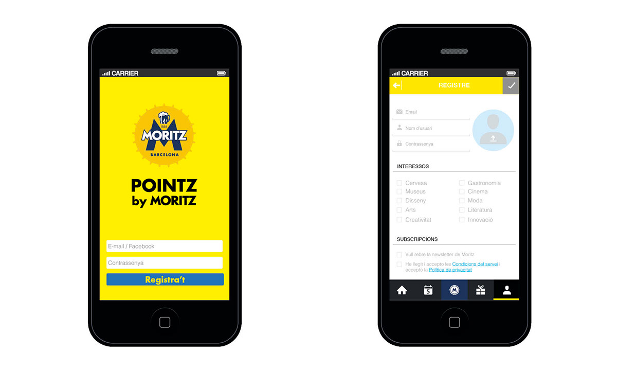 Pointz moritz fans app loyalty digital elisava interaction mobile