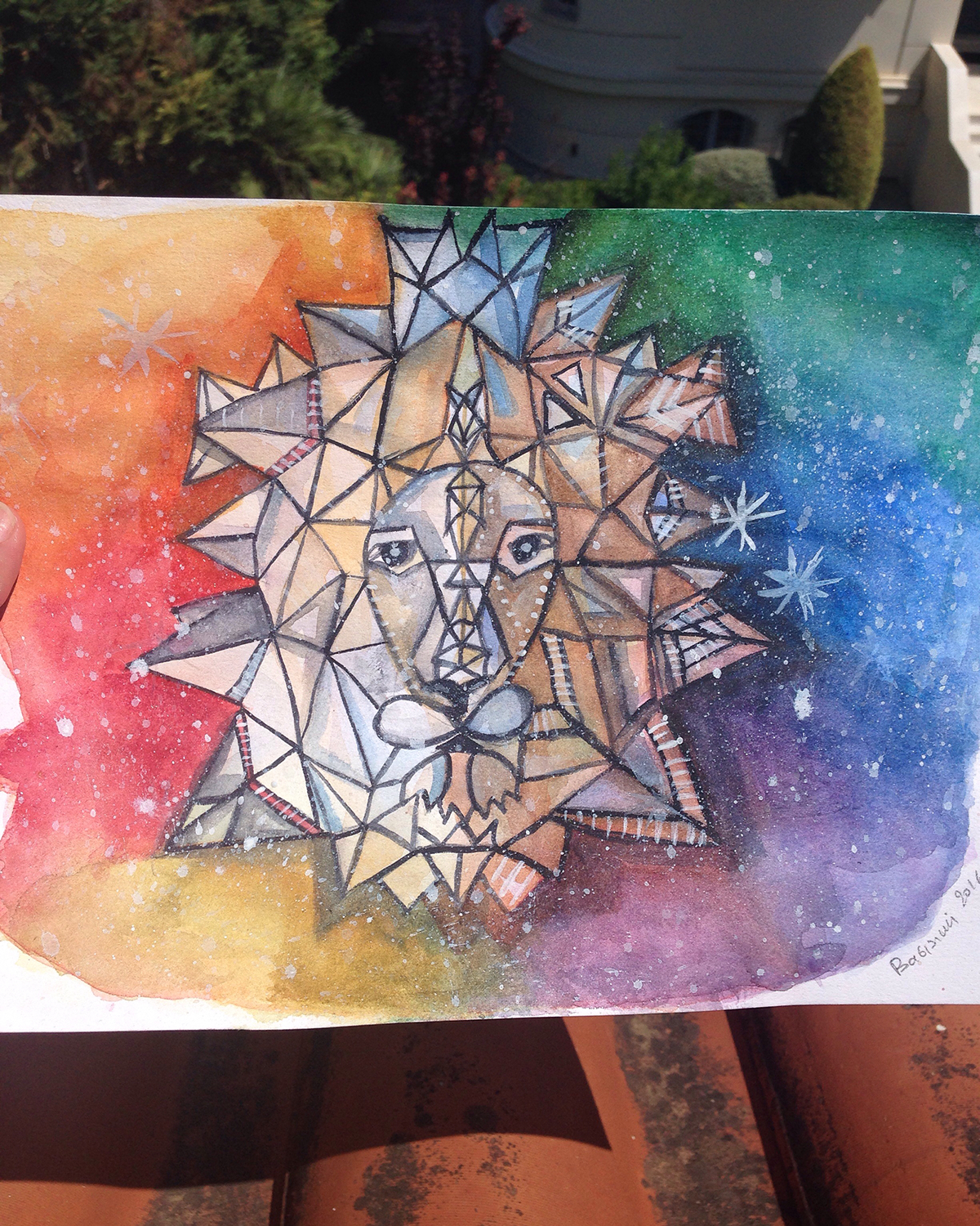 spiritual universe chakras watercolors