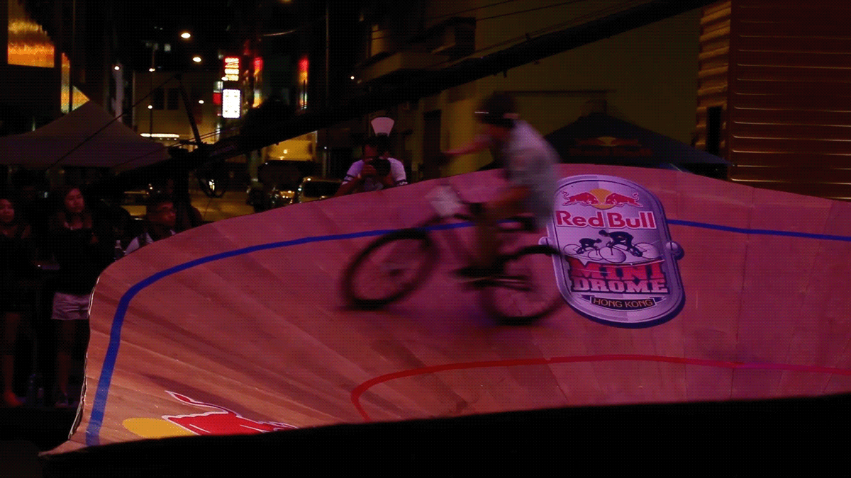 Red Bull Mini Drome contest fixed gear speed time hong kong Hong Kong Kwun Tong Racing Bike