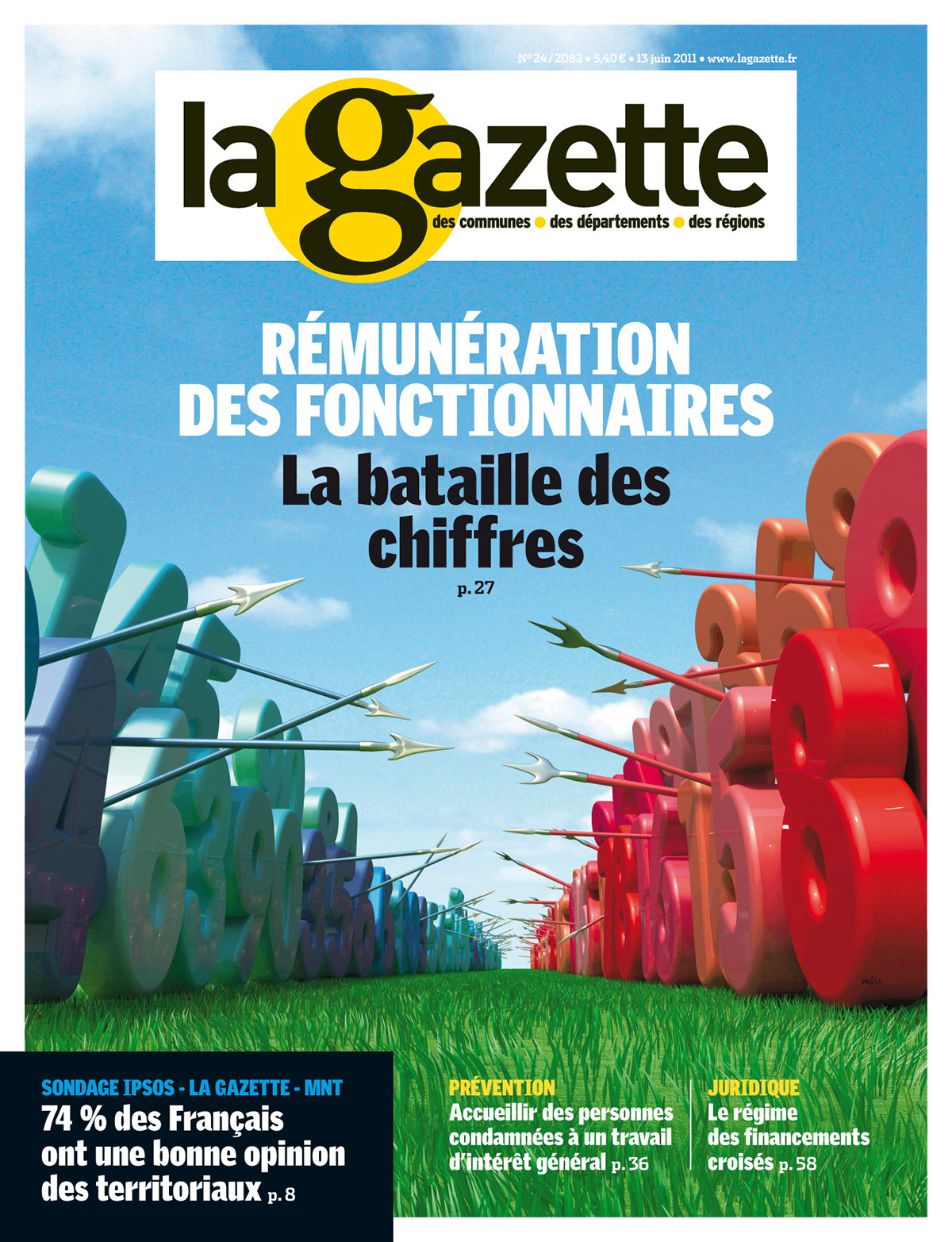 La Gazette des Communes redesign magazine