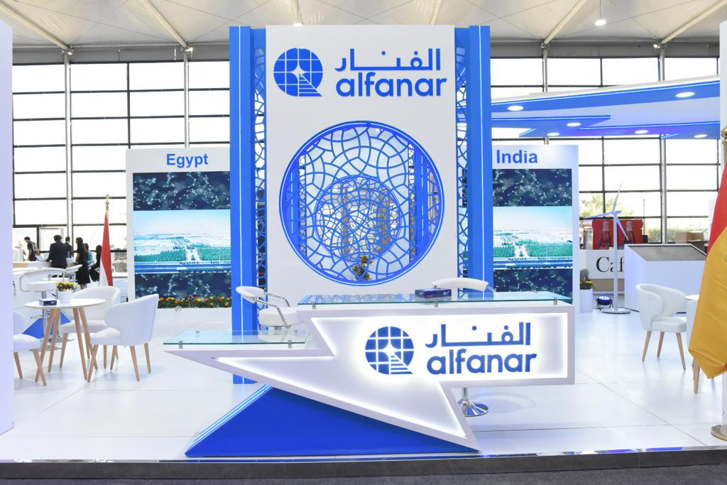 Al Fanar Al Fanar Booth booth COP 27 counter Event Exhibition  seating area Stage Stand