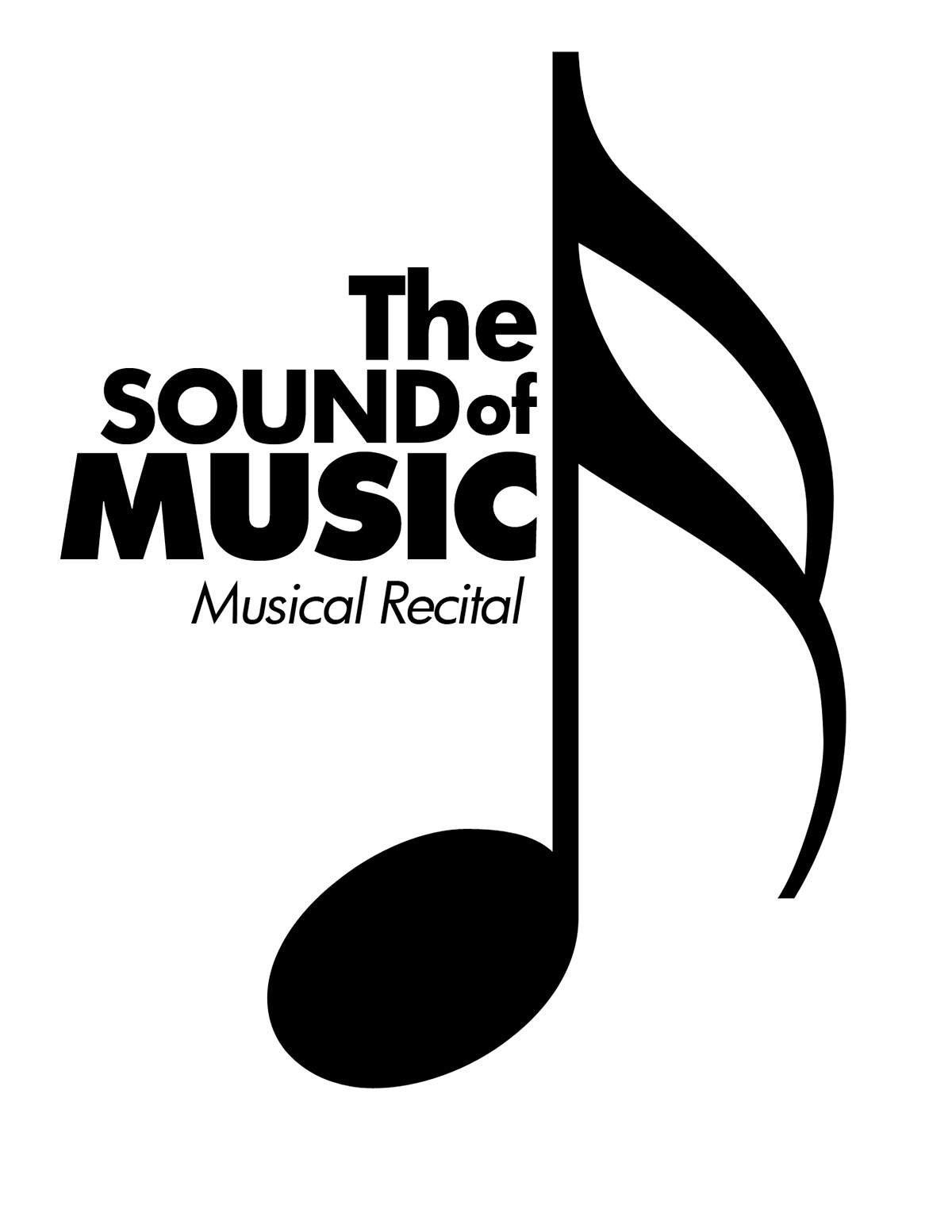 invites programme print Musical sound recital Invitation