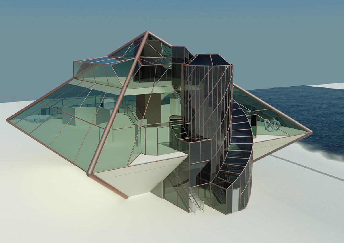 graded unit 3d modeling rendering texturing architectural design