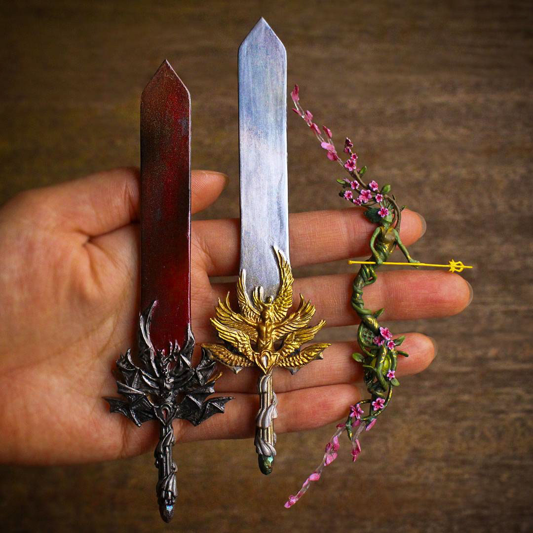 Miniature Legendary Weapons on Behance