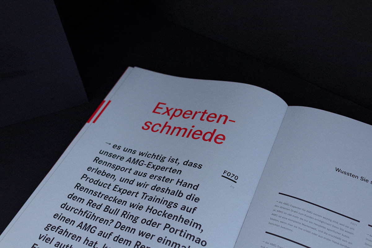 a3 book book design editorial offener Rücken typografie