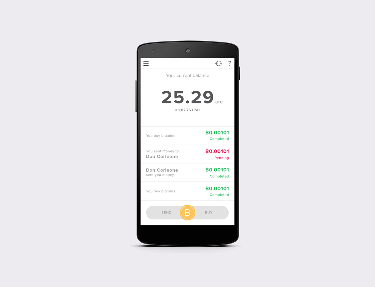 app bitcoin dollar usd btc money WALLET green android