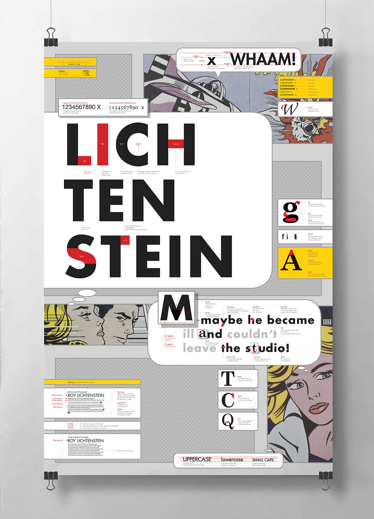 Adobe Portfolio poster typography  
