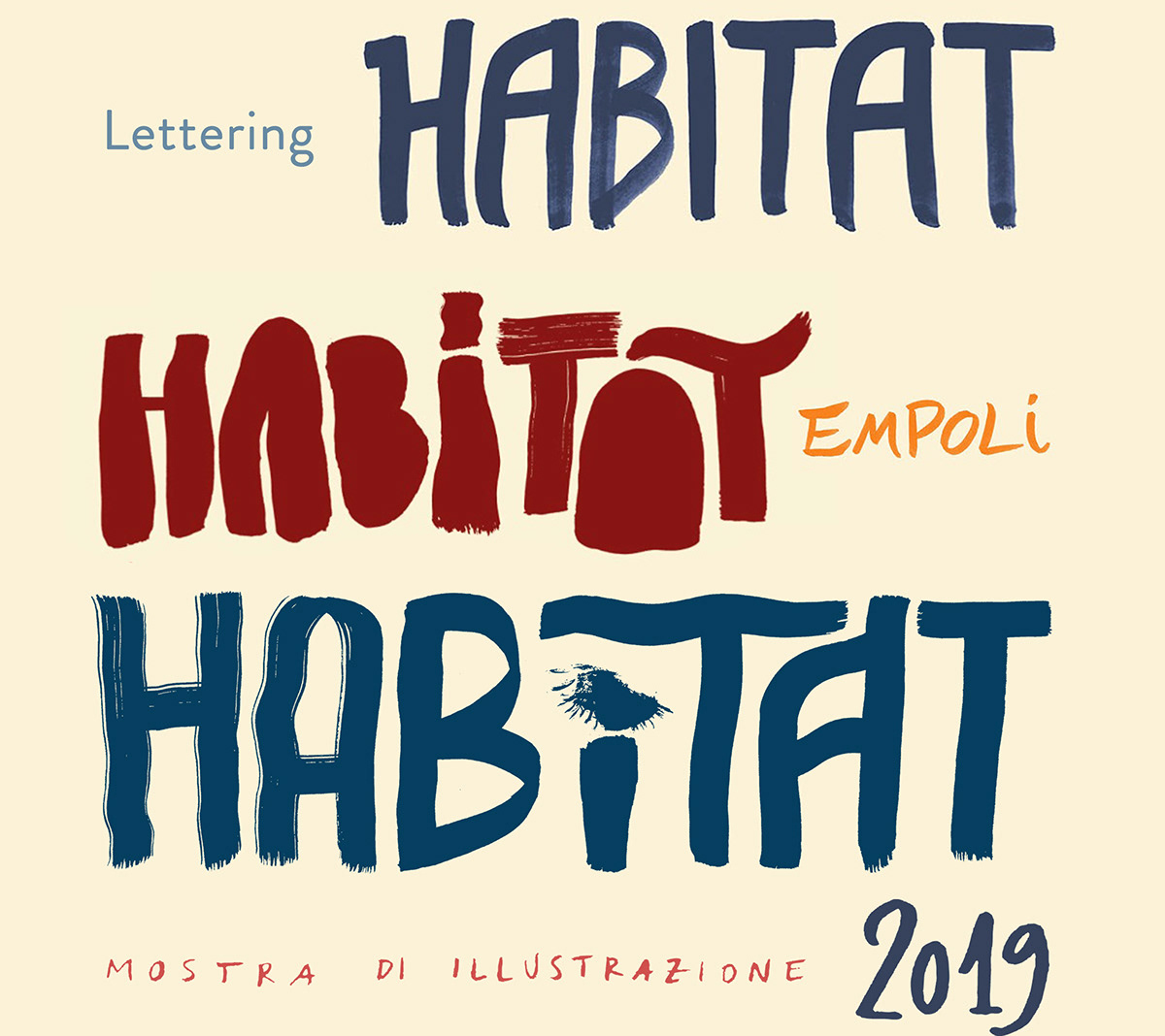 habitat contest ILLUSTRATION  lettering world animals houses mountains colours