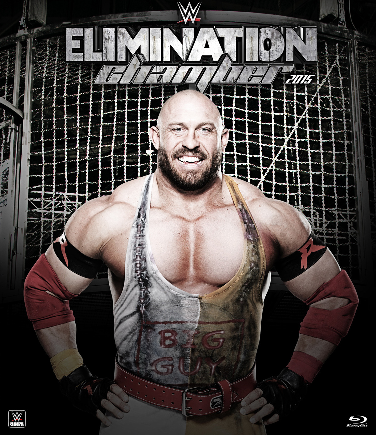 WWE Elimination chamber EC cover Custom blu ray Ryback dean Ambrose seth rollins cena