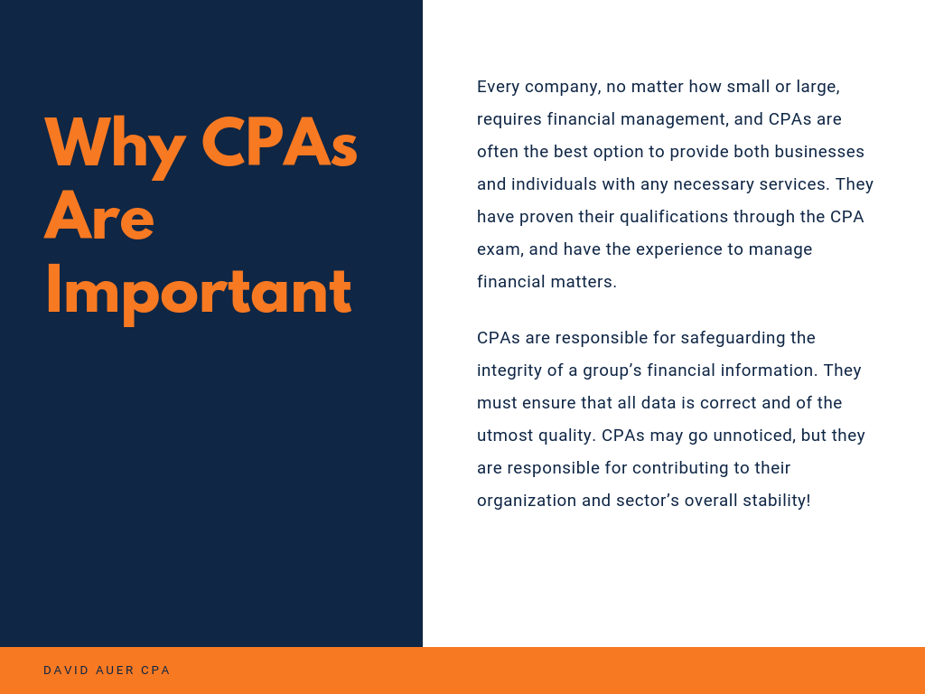 David Auer CPA cpa accounting branding  finance