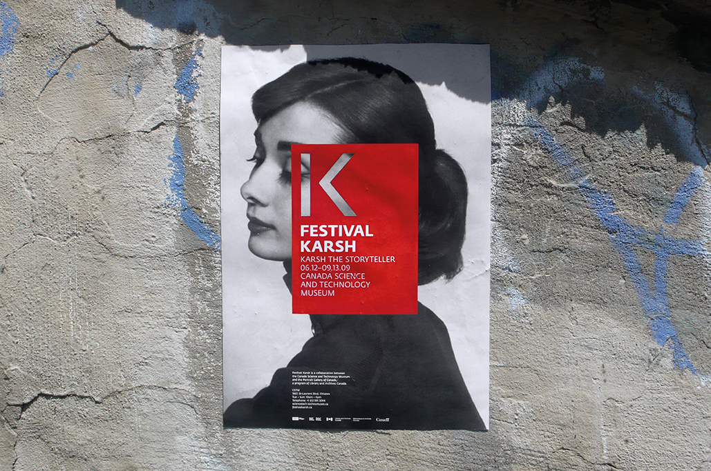 identity poster photo yousuf karsh colors art Website festival Exhibition  type