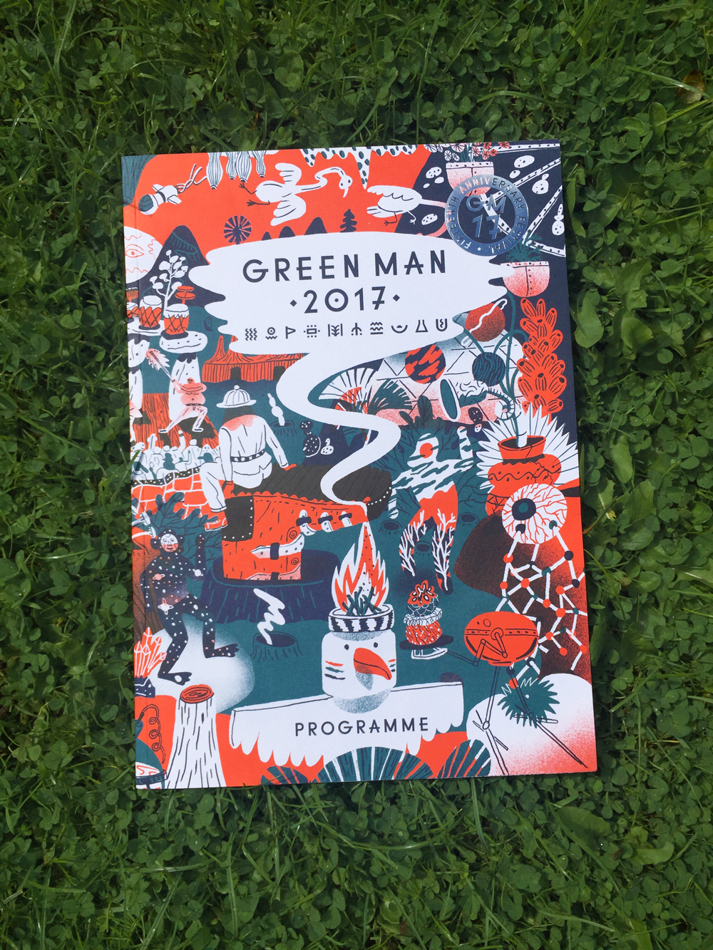 ILLUSTRATION  design graphic art Creativity Greenman Festival programme