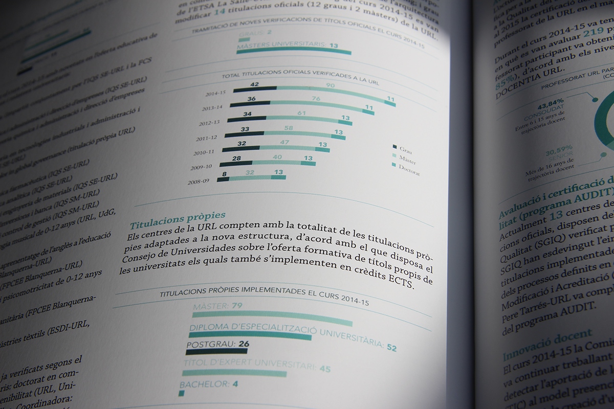 University college report infographics chart academic